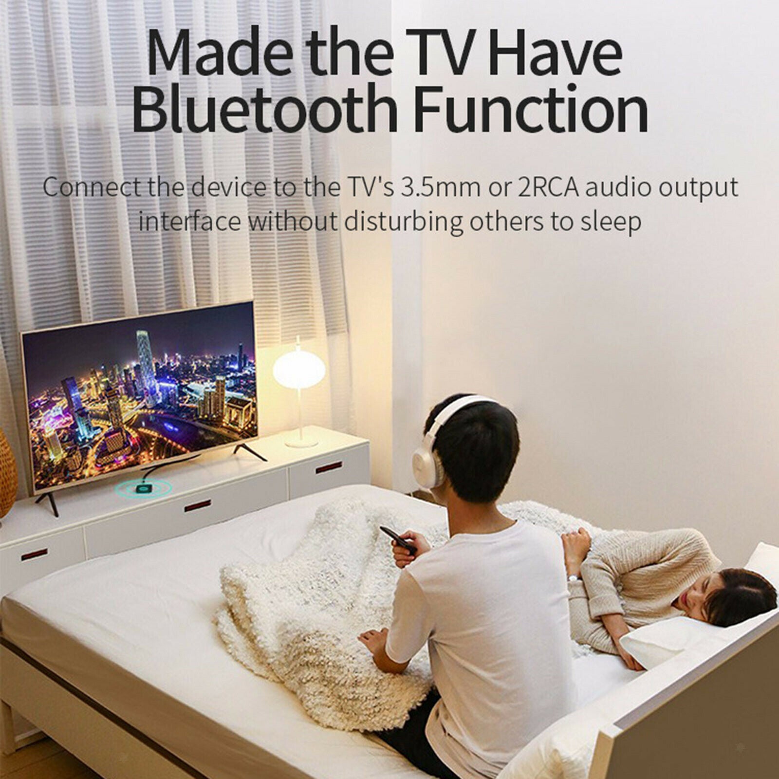Bluetooth 5.0 Plug&Play Bluetooth Transmitter Streaming for Home Stereo