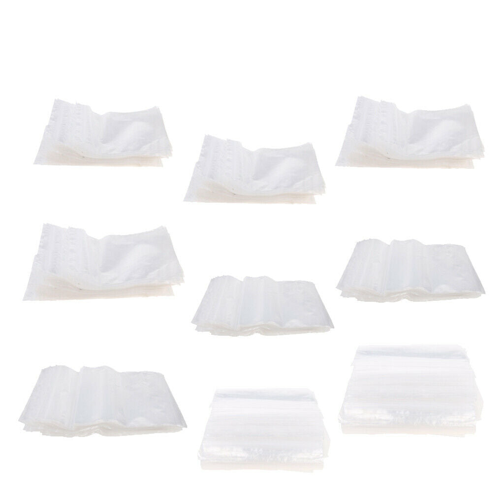 100 Pieces Clear Grip Seal  Bag Self Seal Resealable Bags 11Ã—16cm
