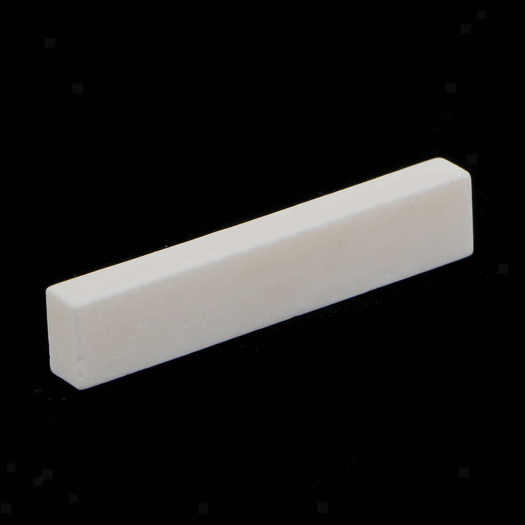 2pcs 52mm Cattle Bone Blank Unslotted Guitar Nuts for Handmade Guitar DIY