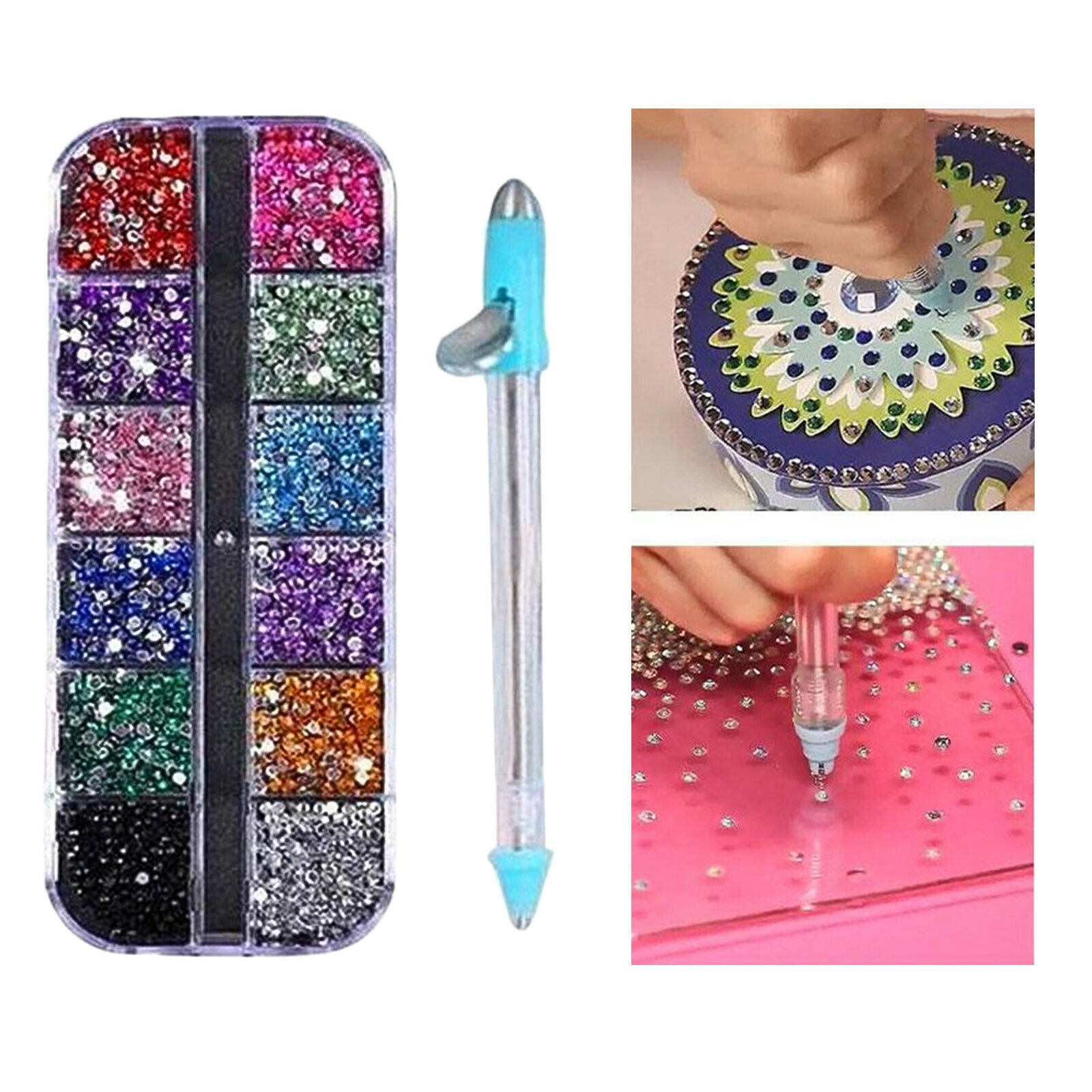 5D Stainless Steel Diamond Embroidery Painting Drill Pen Drill Box Set Tool