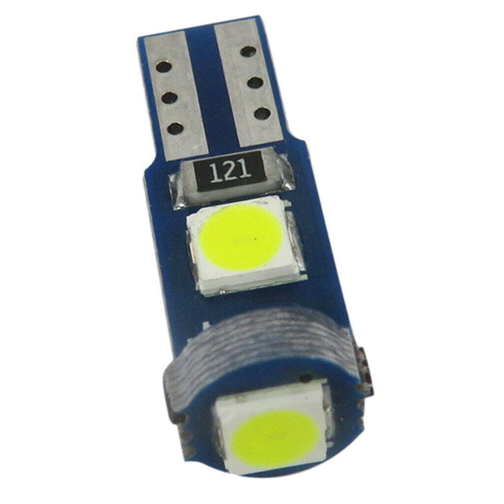 20 Pcs Car T5 3030 Instrument Panel LED Light Twist Socket Ice Blue, White