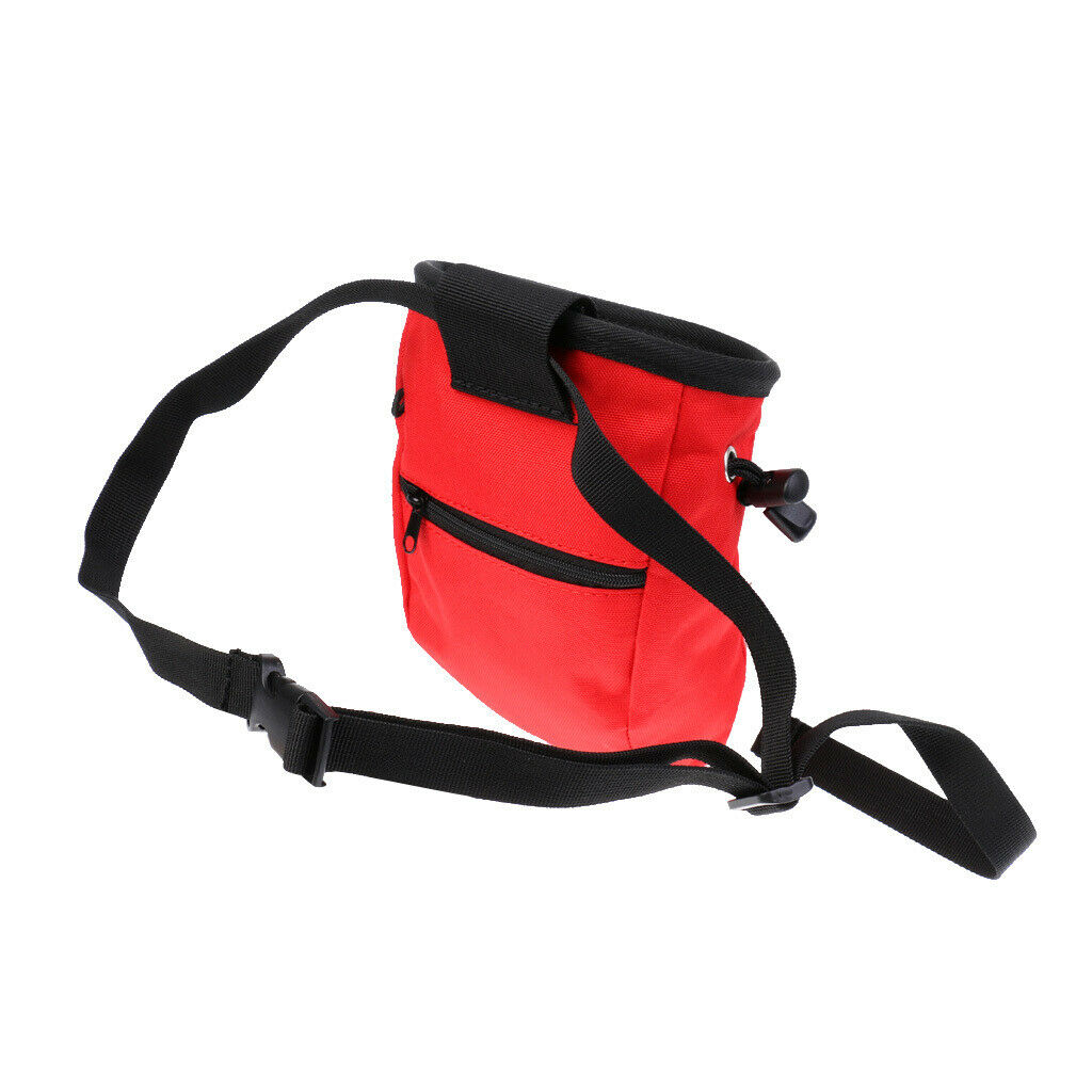 2Pcs Chalk Bags Pouch & Quick Release Belt for Rock Climbing Weightlifting