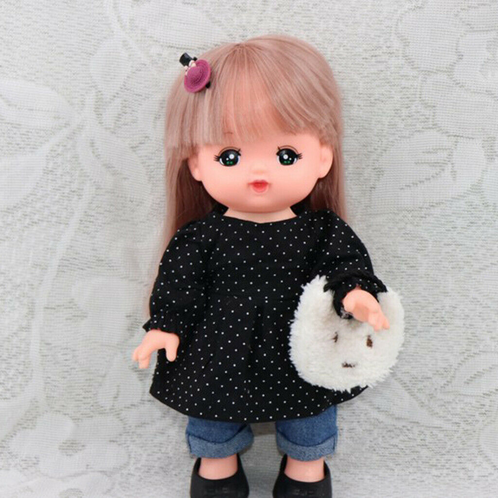 Two Piece Outfits with Handbags, Long Sleeve Top And Jeans for MellChan