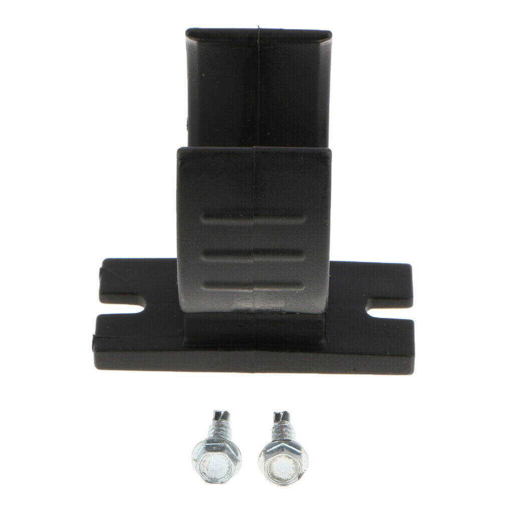 Camper Trailer 7-Flat Round Plug Holder Plastic Trailer End 50x45mm BLACK