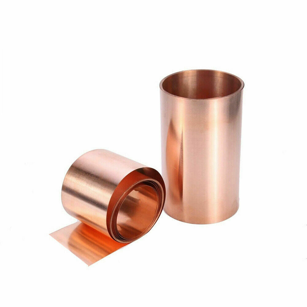 1pc 0.03 x 100 x 1000mm  T2 Cu Metal Sheet Foil Plate Strip 99.9% Pure Copper