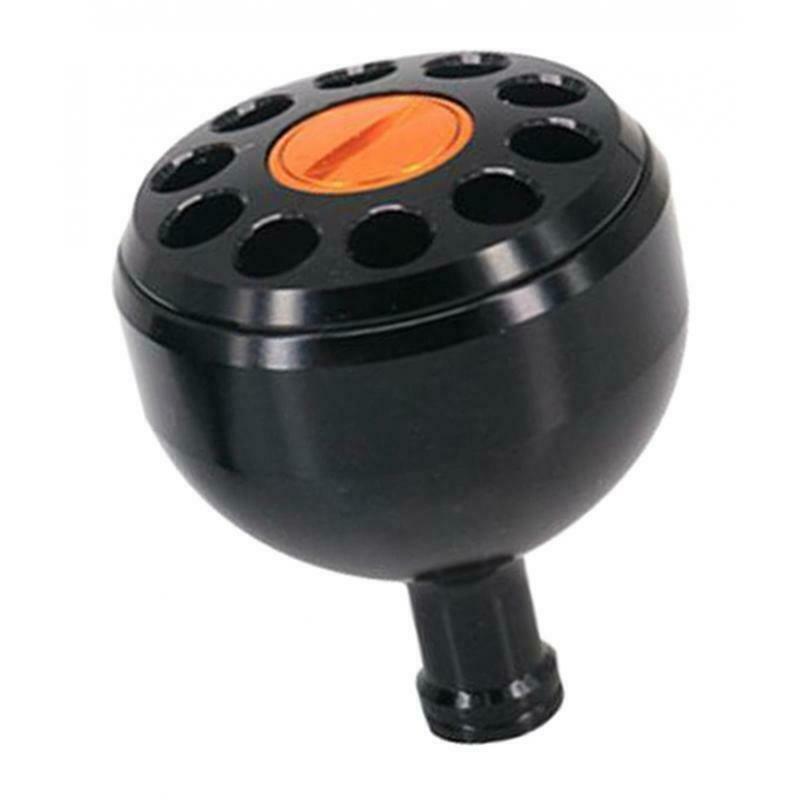 Metal Fishing Reel Handle Ball Knob Replacements DIY Accessory  Black Orange