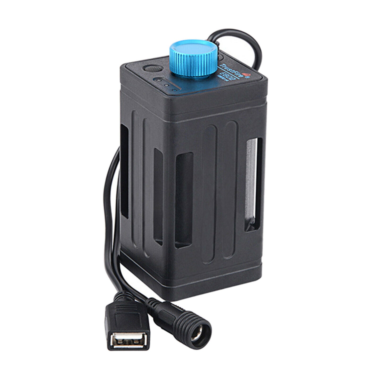 Mobile Power Box Battery Storage With Indicator Light Charge Headlamp