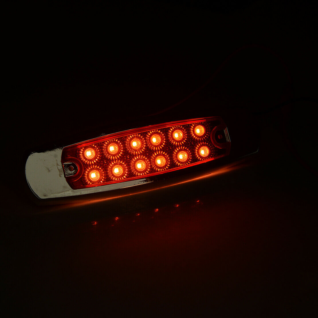 10 x 12-LED Side Marker Lights Truck Trailer RV Clearance Light Waterproof 12V