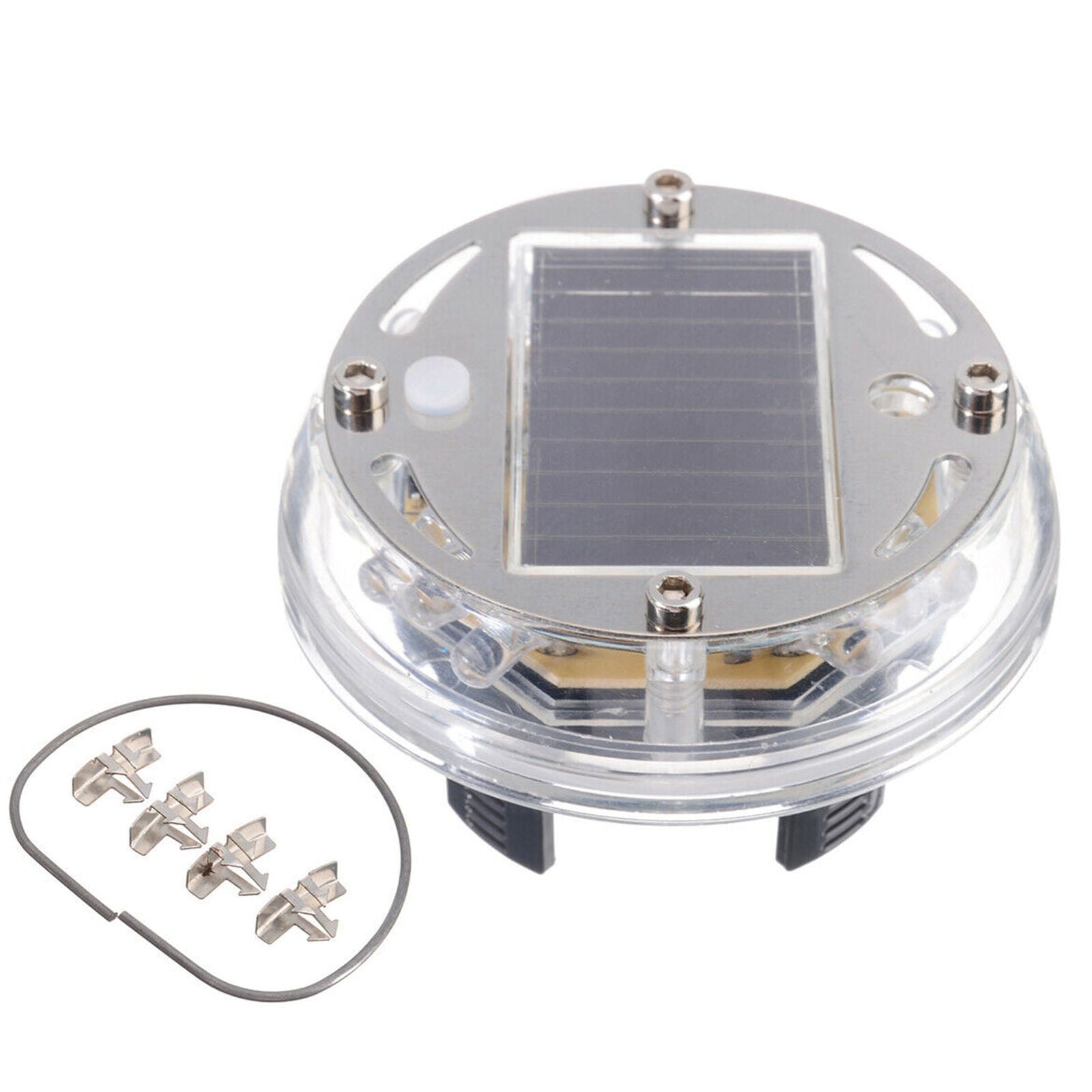 12 LED RGB Car Auto Solar Energy Flash Wheel Tire Light Lamp Decor