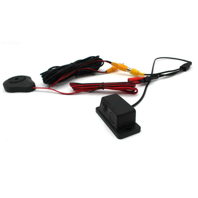 2in1 420TVL Car Parking Reverse Sensor Radar Rearview Backup Night Vision Camera