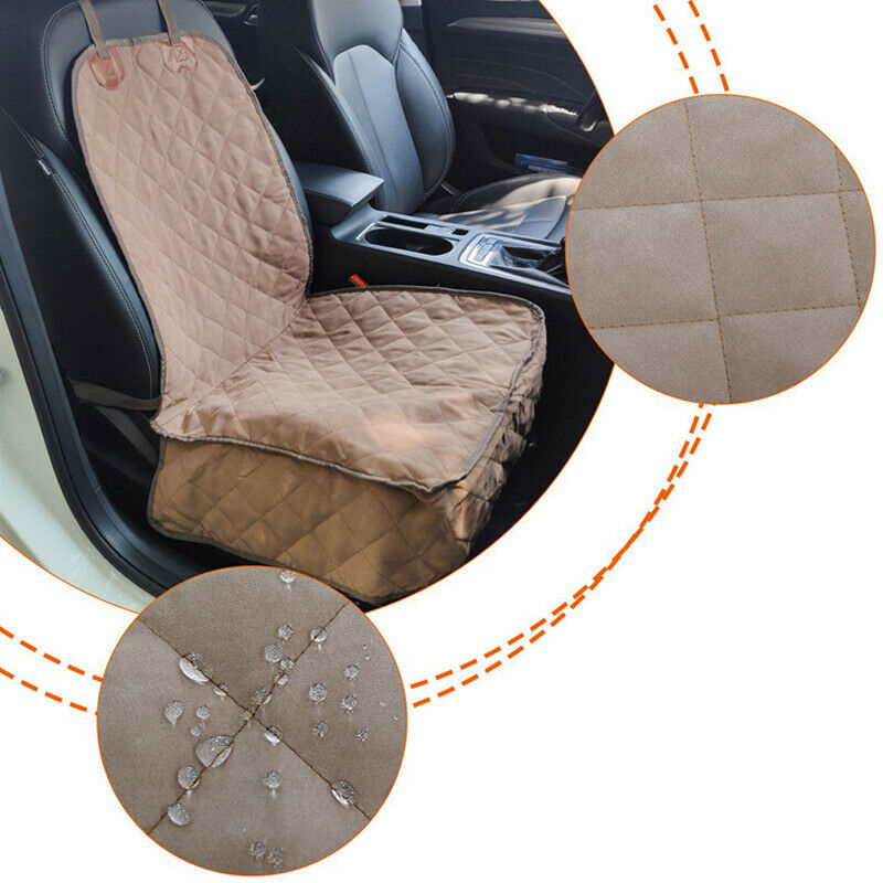 Car Front Seat Cover Non-slip for Pet Dogs Waterproof Comfortable Protector Mat