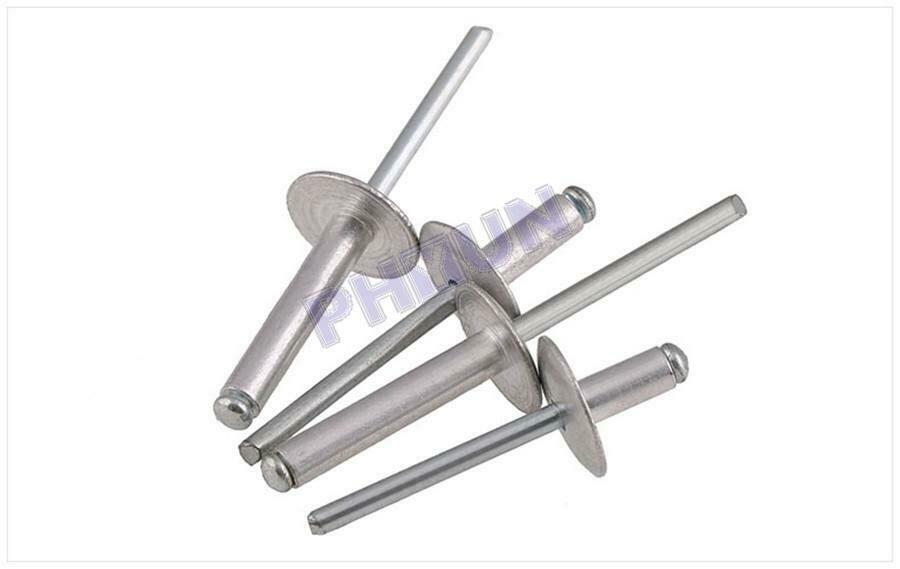 150X Large Size Aluminum Rivets 0.19"X0.79" Half-round Head Rivet Universal