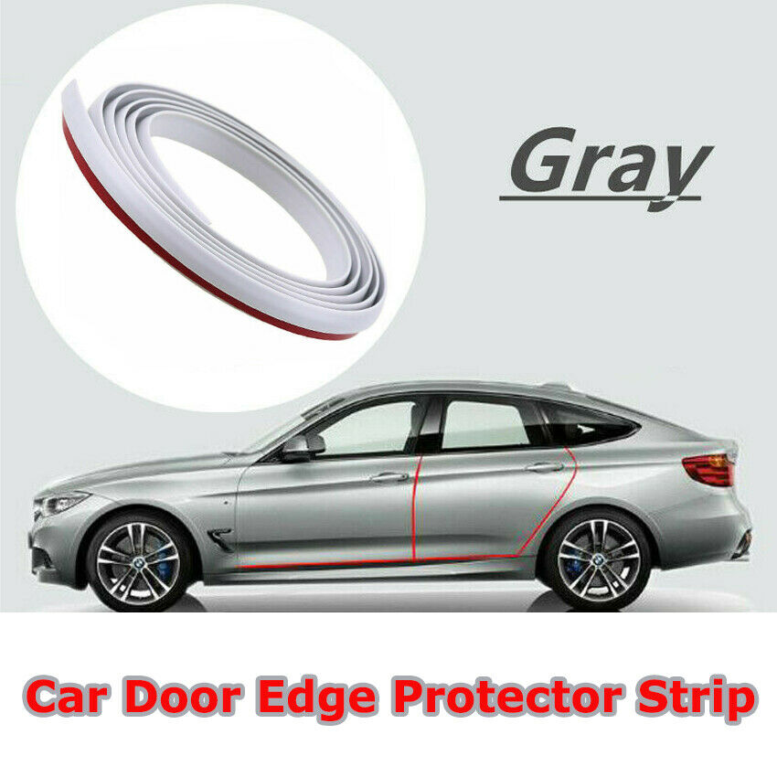 Car SUV Door Edge Rubber Scratch Protector Strip Seal Strip Moulding Trim Cover
