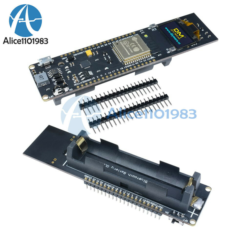 0.96 inch Yellow&Blue OLED ESP32 WiFi Bluetooth 18650 CP2102 Development Board