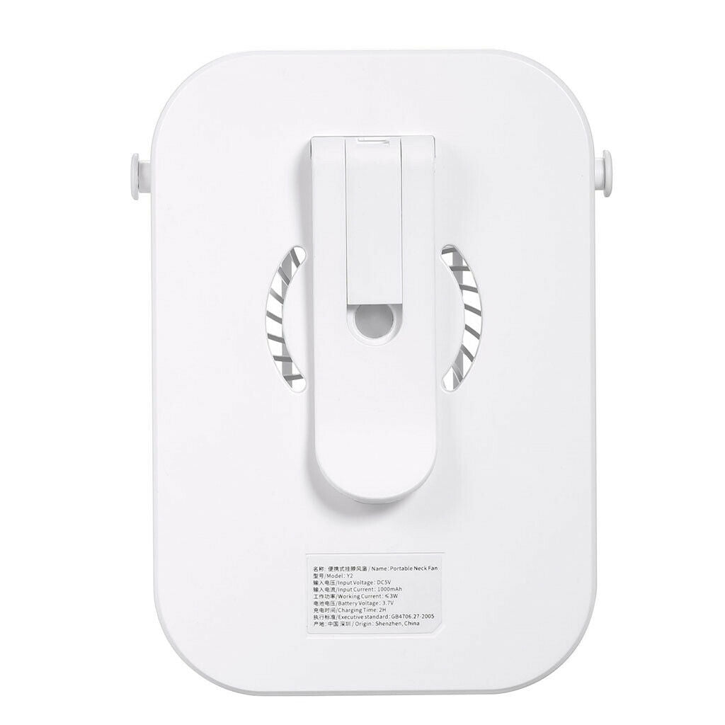 Hanging Neck Fan w/ Lanyard Battery Operated USB Personal Air Conditioning