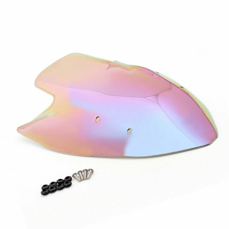 Iridium Double Bubble Motorcycle Windshield for Kawasaki Z1000 2003-2006