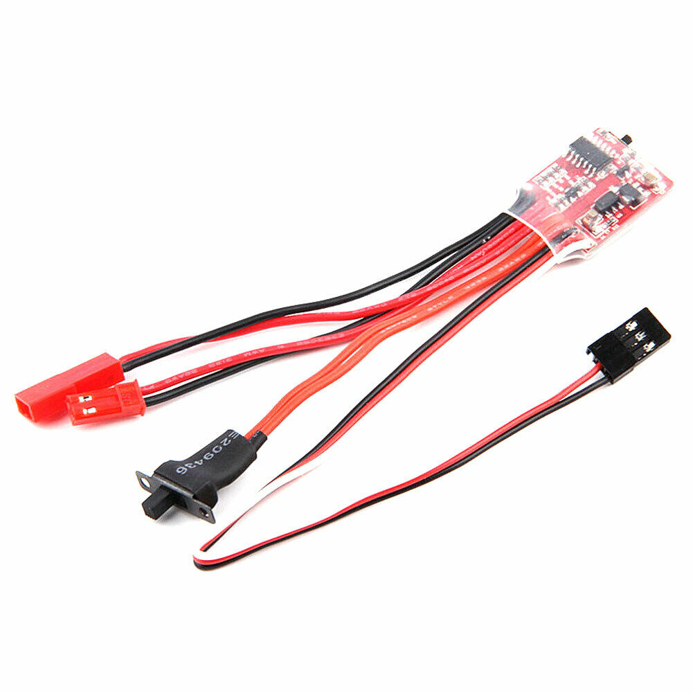2KHz 20A ESC Auto Brush Motor Speed Controller Brake For RC Car Boat Truck PR