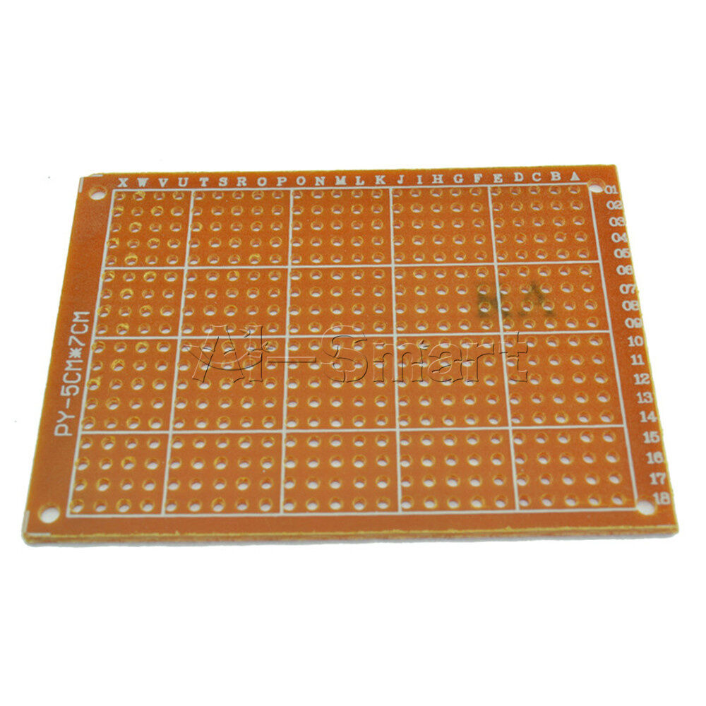 5Pcs 5cm  x 7cm DIY Prototype Paper PCB for Universal Board prototyping pcb kit