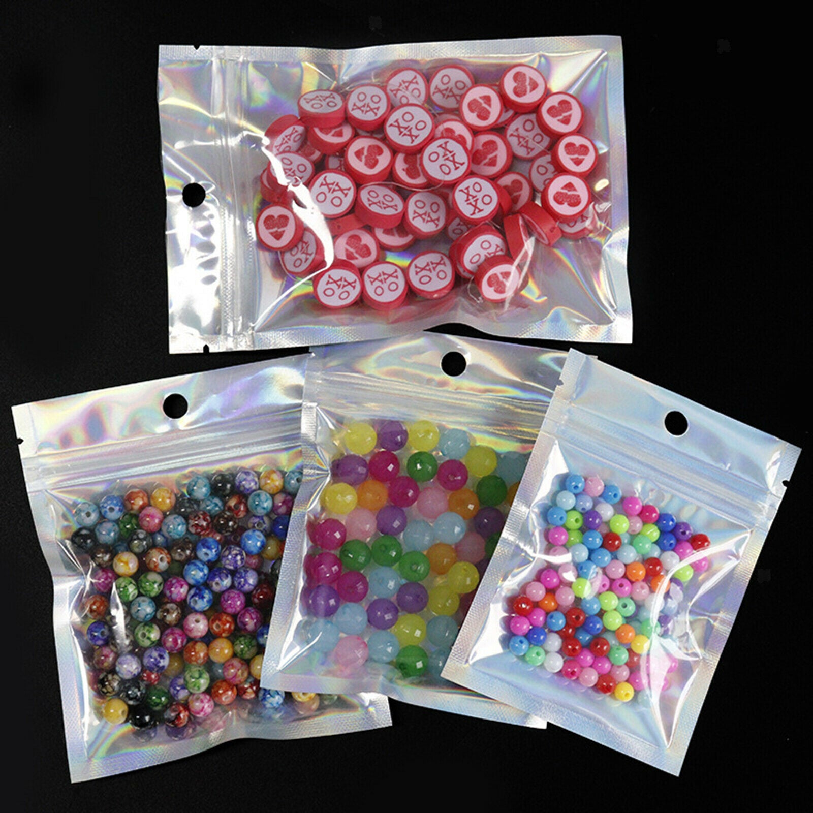 100 Pcs Bags Tea Storage Container Snacks Earrings Jewelry Packing Shipping