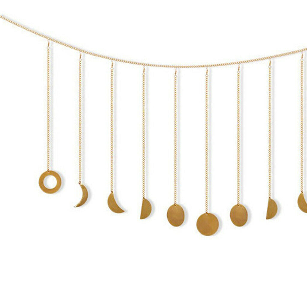 Art Moon Phase Lunar Display Wall Hanging Pendants For Wall