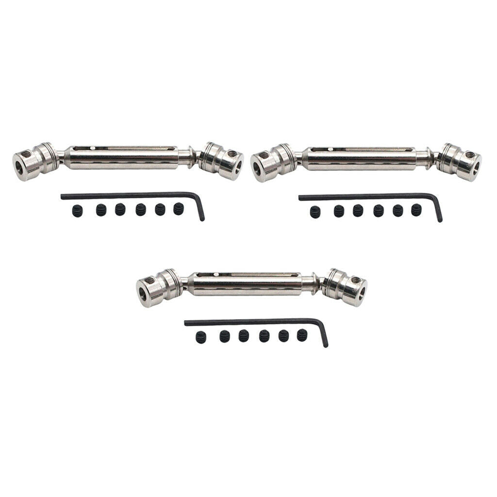 3 Set 1/12 Rear Drive Shaft Universal Joint for wltoys Q46 Upgrade Parts
