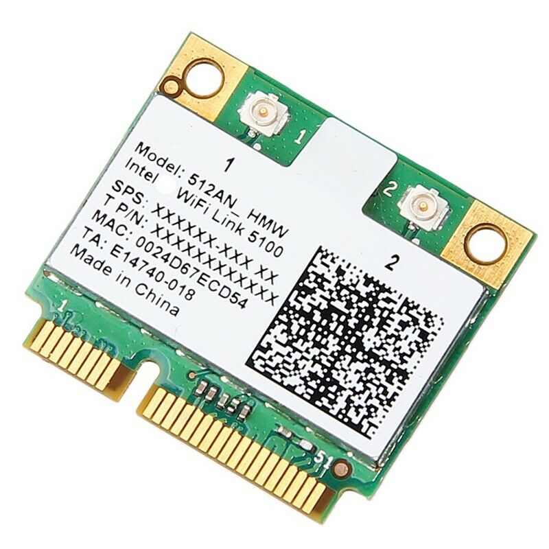 Dual Band 300Mbps Wireless Card for Intel Wifi 5100 512AN HMW Mini PCI-E WlaS6K1