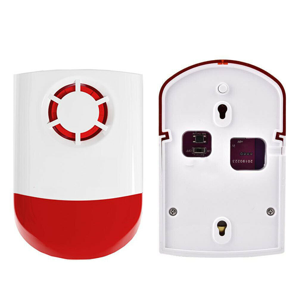 Home Outdoor Indoor Security Loud Wireless Siren 433MHz Alarm for Business