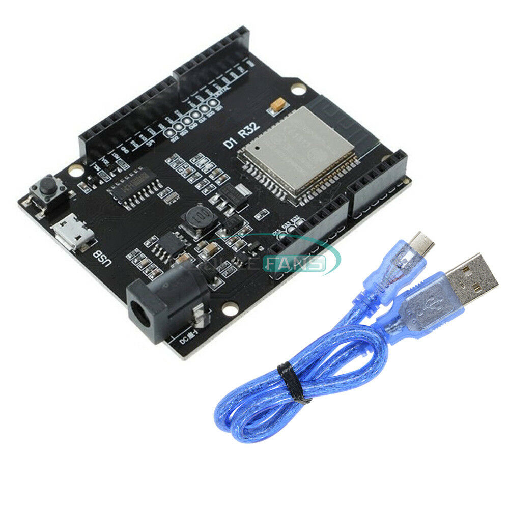 ESP32 WIFI Bluetooth CH340 4M Wemos D1 MINI UNO D1 R32 Devolopment Board + Cable