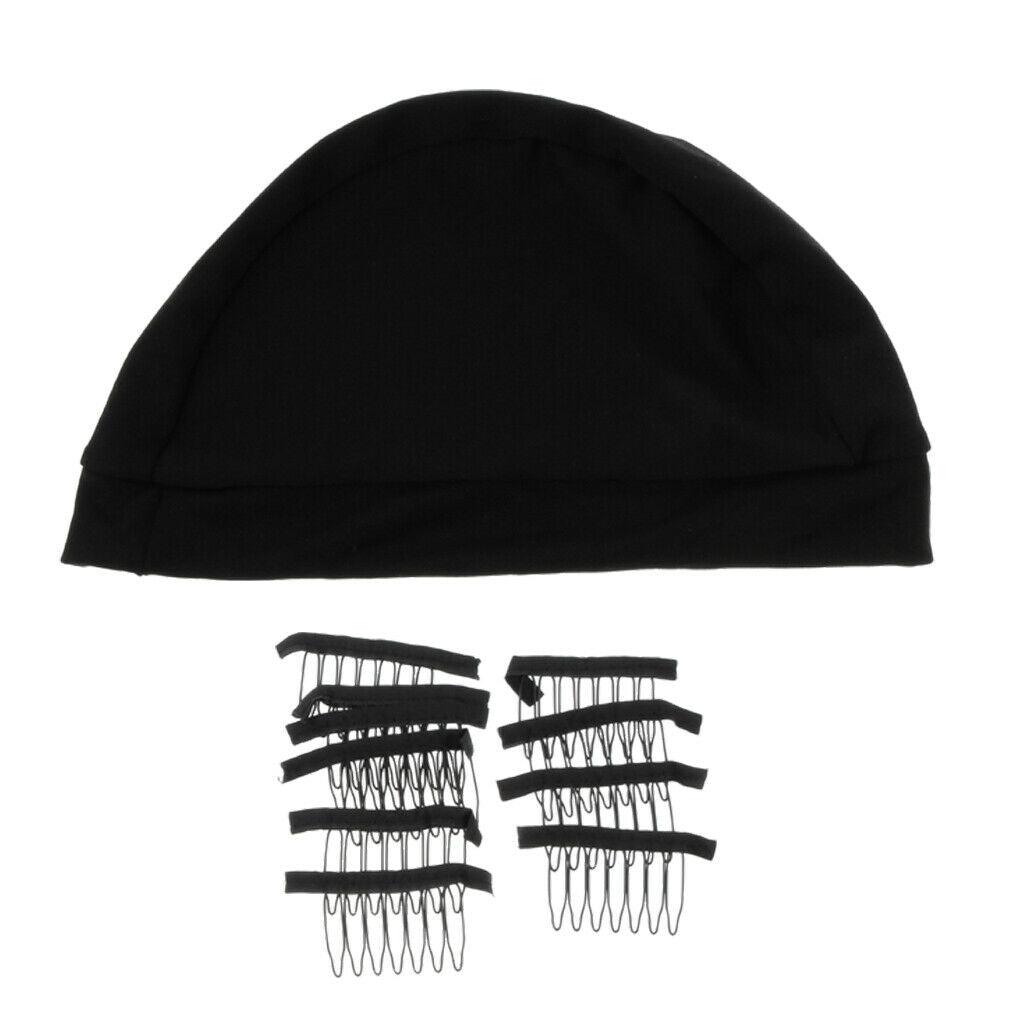 Durable Wig Clips for Women & Men Wig with Breathable Elastic Wig Net   L
