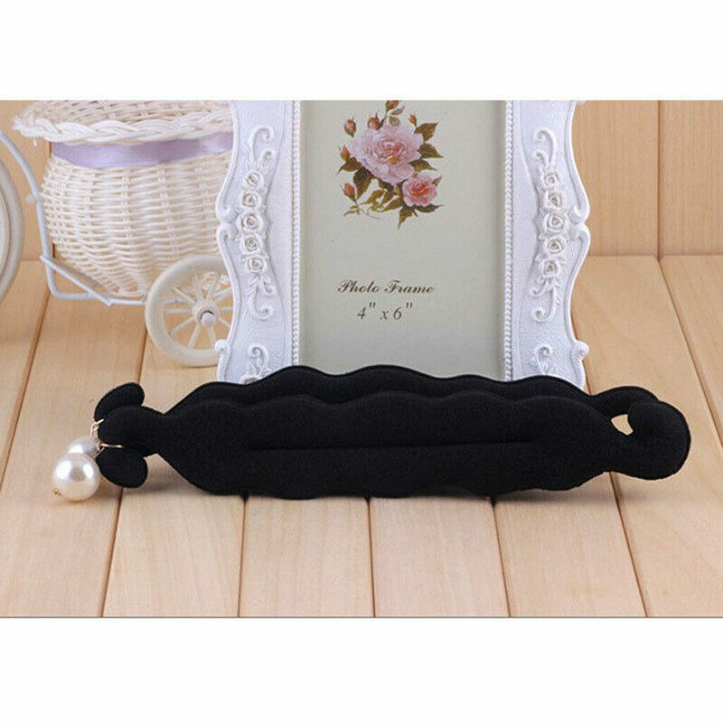 Magic Sponge Clip Foam Donut Hair Styling Bun Maker Curler Tool Ring Twist BBDA