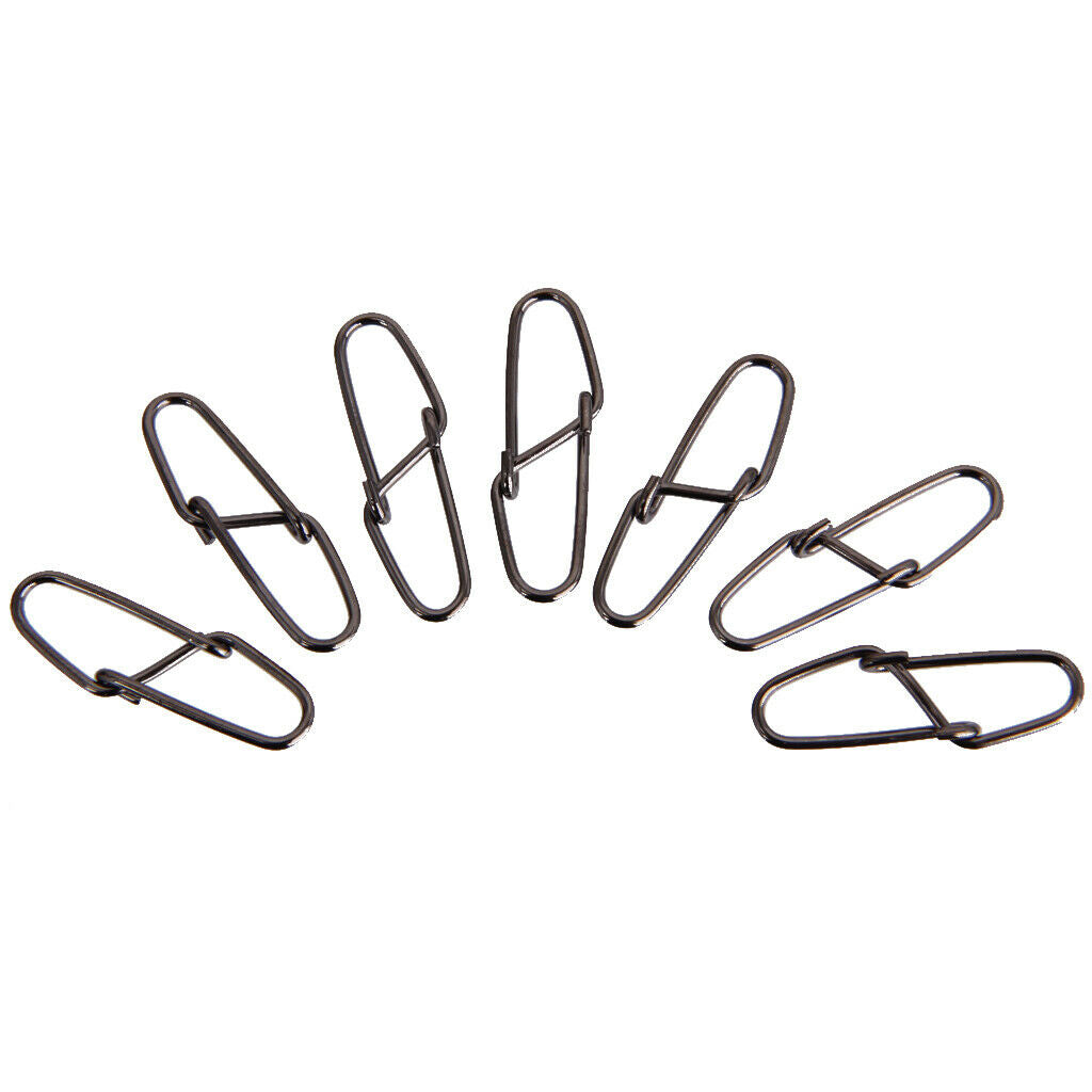 100pcs Stainless Steel Fishing Hook Lure Pin Accessories Connectors