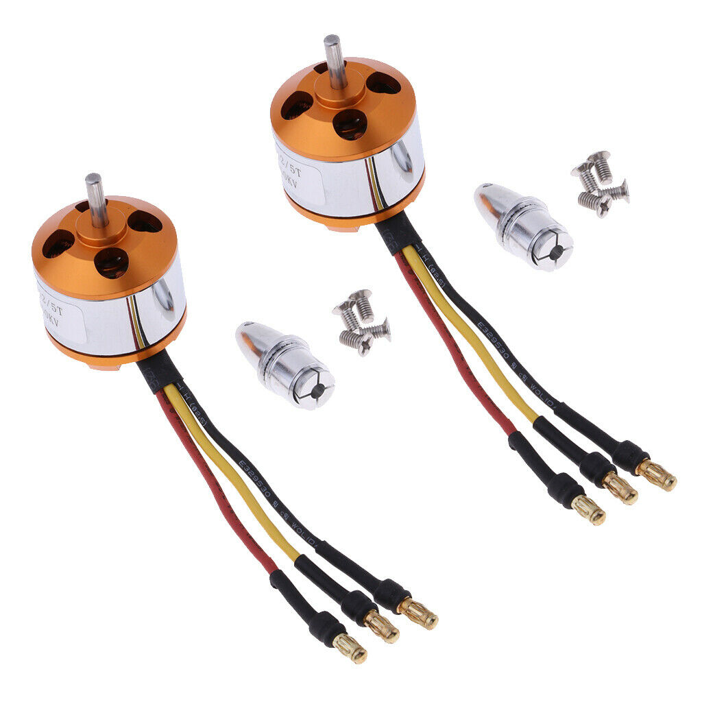 2 in 1 Golden Brushless Motor CW MT2212 2450KV RC Drone Motor for RC Drone