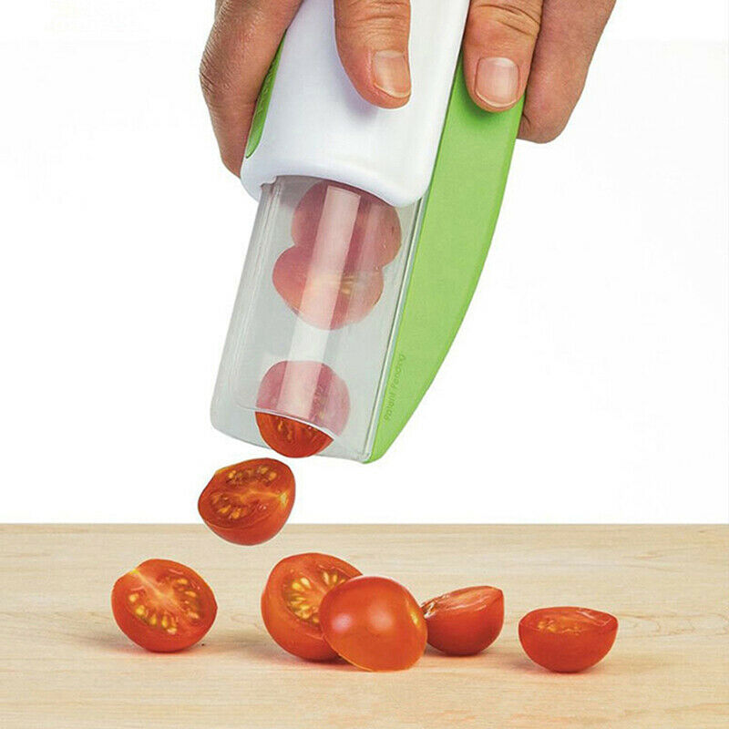 Multifunctional Kitchen Tools Cherry Tomato Grape Slicers Fruit Vegetable CuBDA