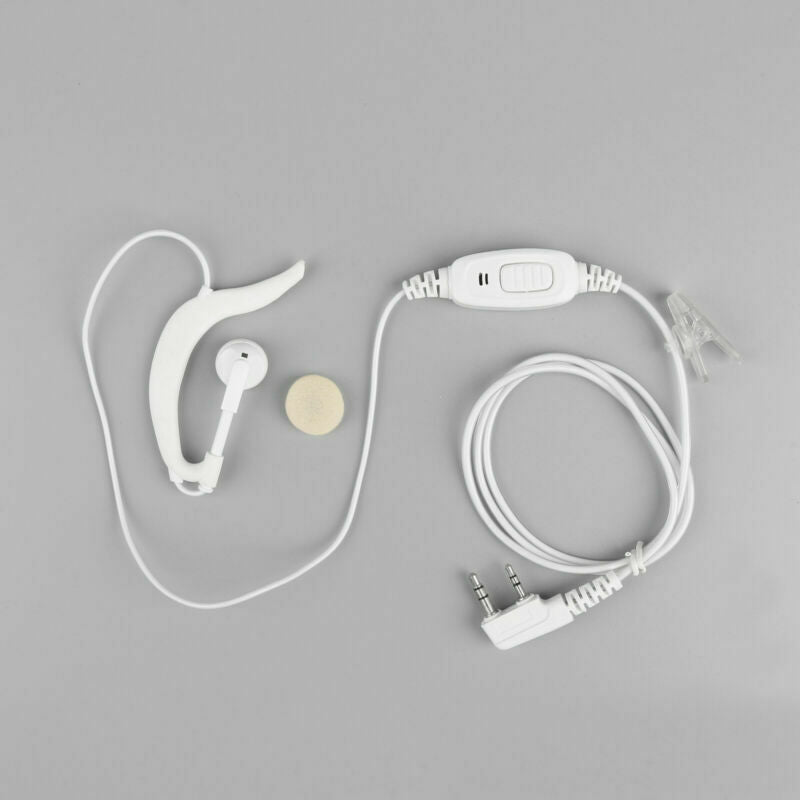 1x 2 Pin G-Shape Earpiece Earphone PTT For HYT Radio TC268 TC270 TC368 Wt  AT2