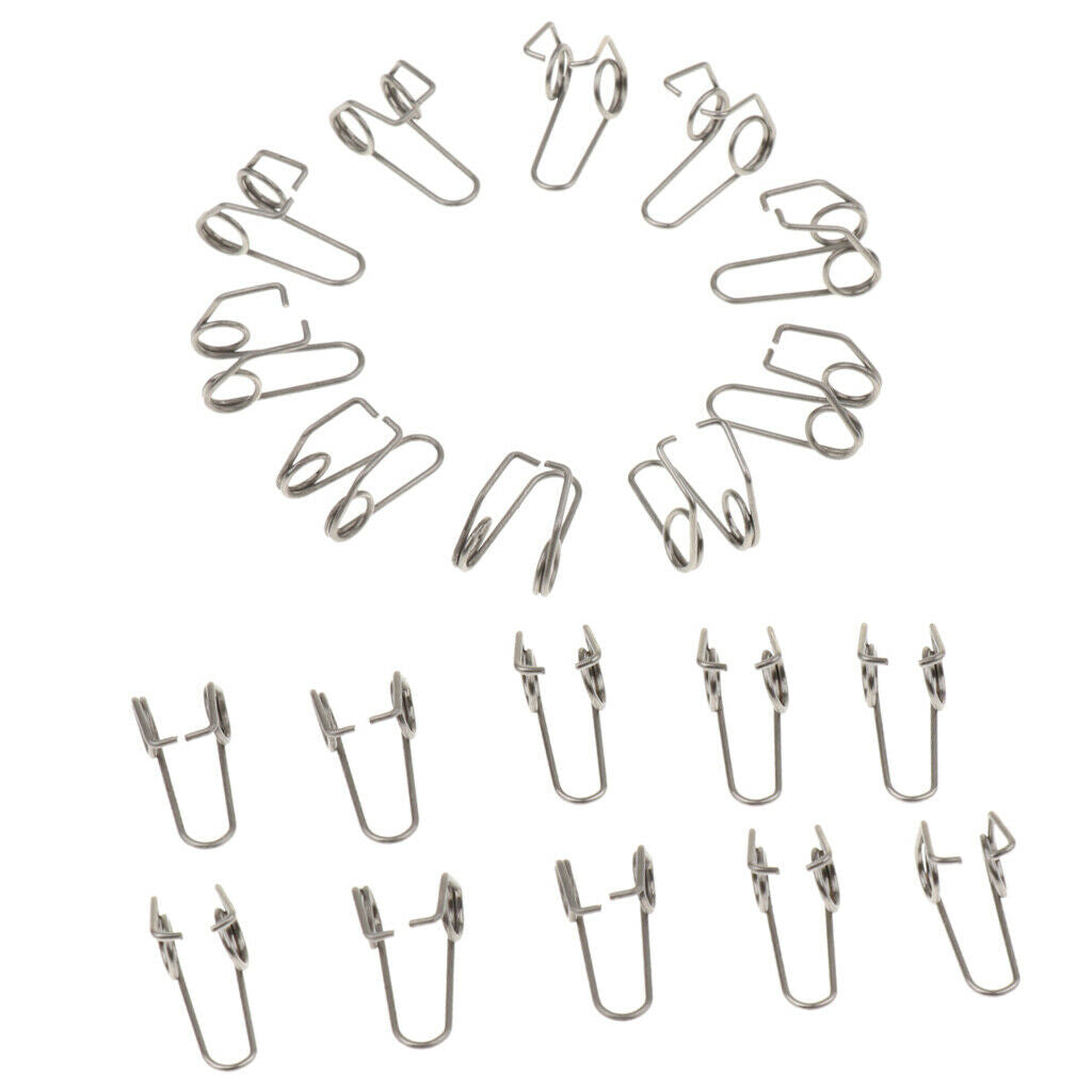 20pcs Trumpet Water Key Waterkey Spit Value Spring for Brass Instrument Parts
