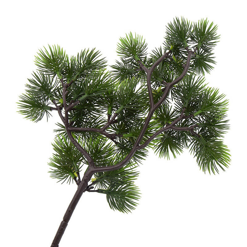 Pine Tree Branches Artificial Pinaster Cypress Branch Greenery Flower Leaves
