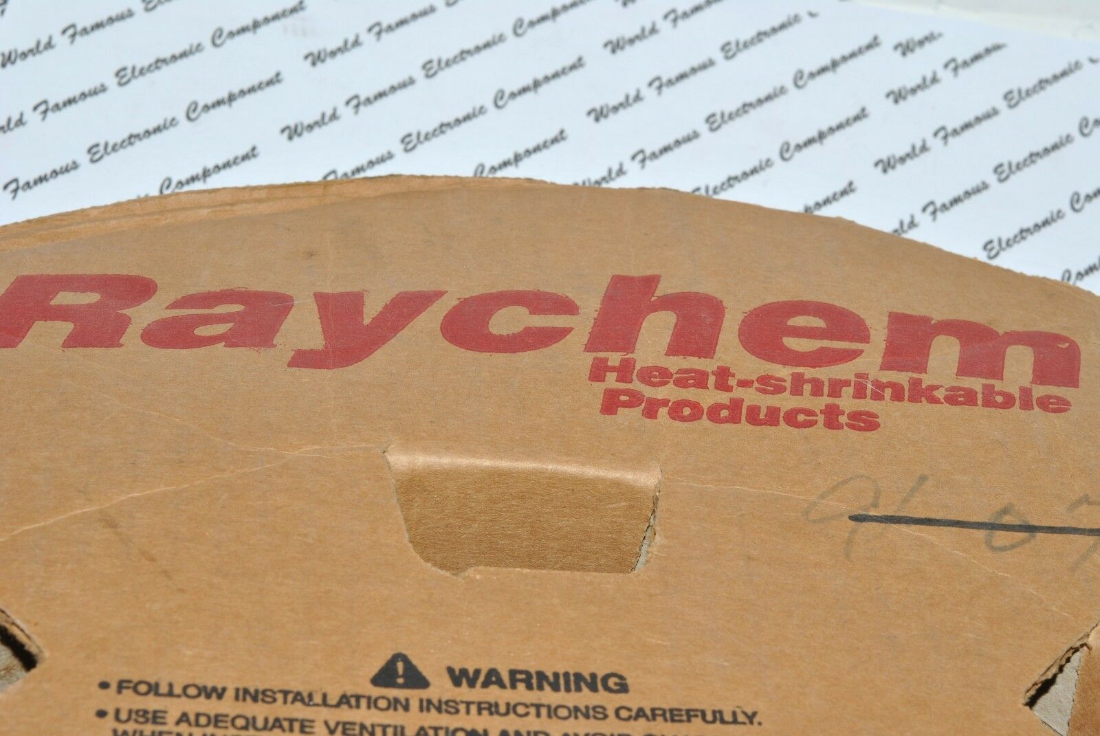 1 meter (1m) - Raychem RNF-100-  3/8" (2:1) Black Heat Shrink Tubing - M23053