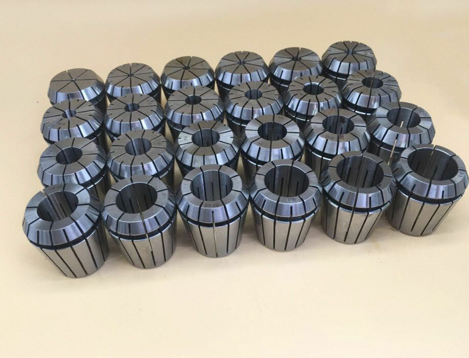 24pcs ER40 Spring Collet Set 3-26mm For CNC Milling Lathe Tool [M1]