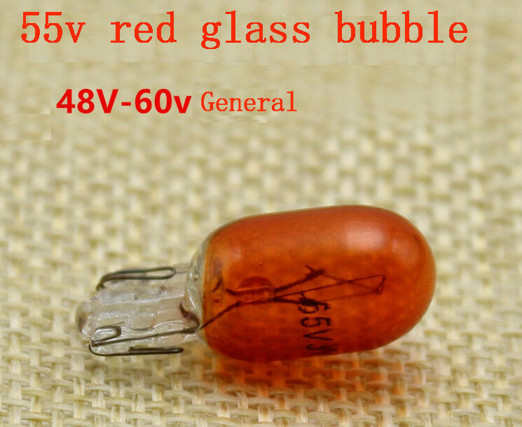10pcs Small BULBS FOR Motorcycle Car INSTRUMENT DASH Panel CLUSTER Light 48V-60V