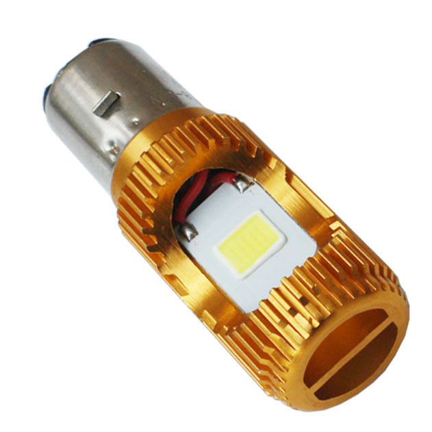 1* H6 BA20D DC12V 24V 36V LED Motor Moped/Scooter/ATV Headlight Bulb Light H/L