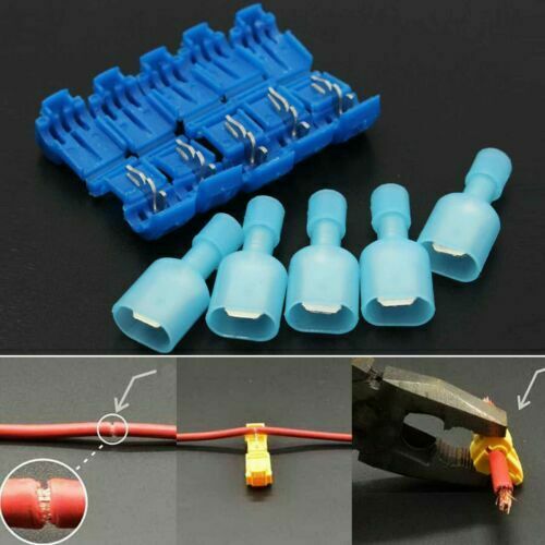 40pcs Quick Lock Splice Wire Connector Terminal Crimp Clip Car Wiring Cable Kit