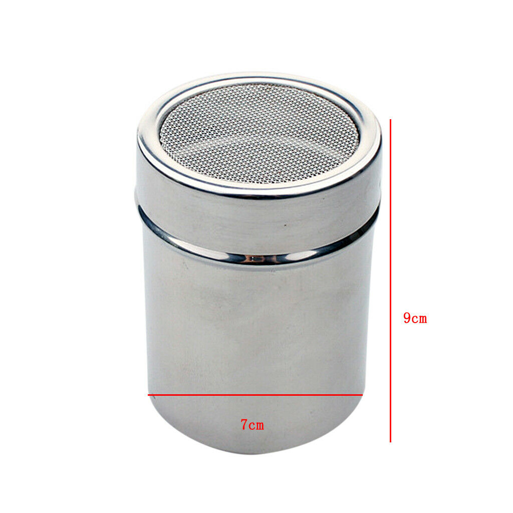 Stainless Steel Decorating Shaker Chocolate Cocoa Cocoa Shaker
