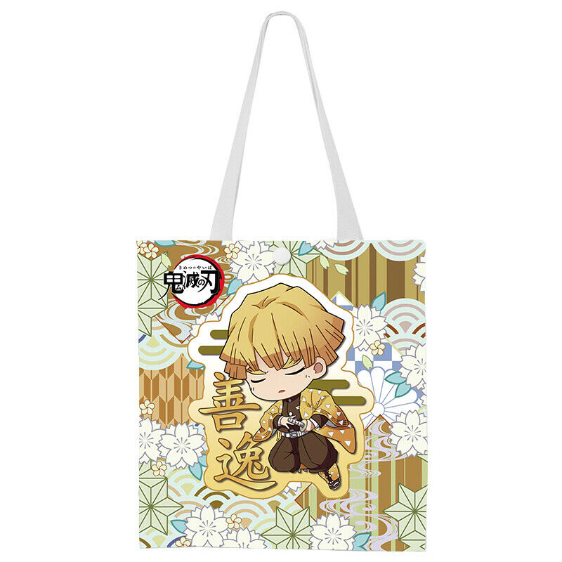 Demon Slayer Kimetsu no Yaiba Agatsuma Zenitsu Canvas Bag Shoulder bags Handbag