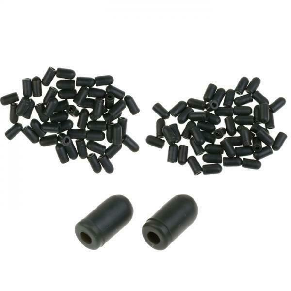 100X Rubber Buffer Beads Knot Protector for Carp Fishing Hair Rig Making