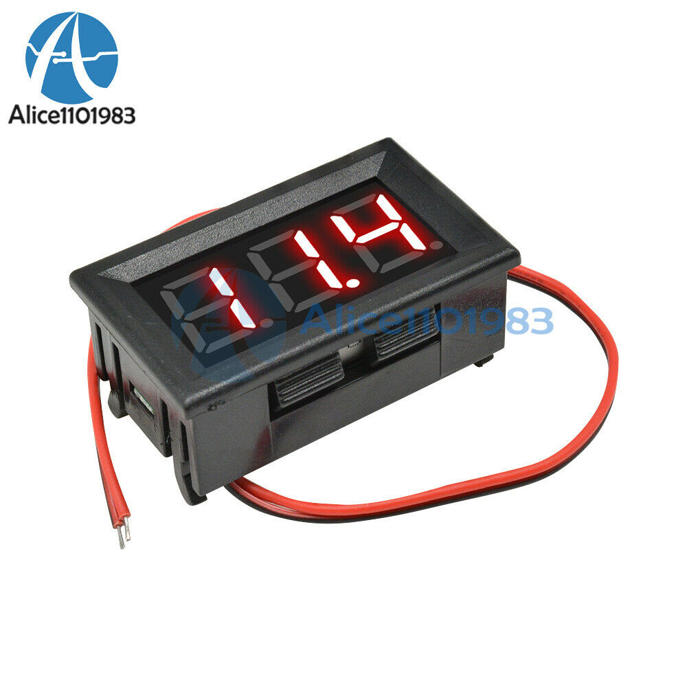 0.56"LED Red 2-Wire Voltmeter Digital Voltage AC70-500V Panel Volt Ammeter Meter