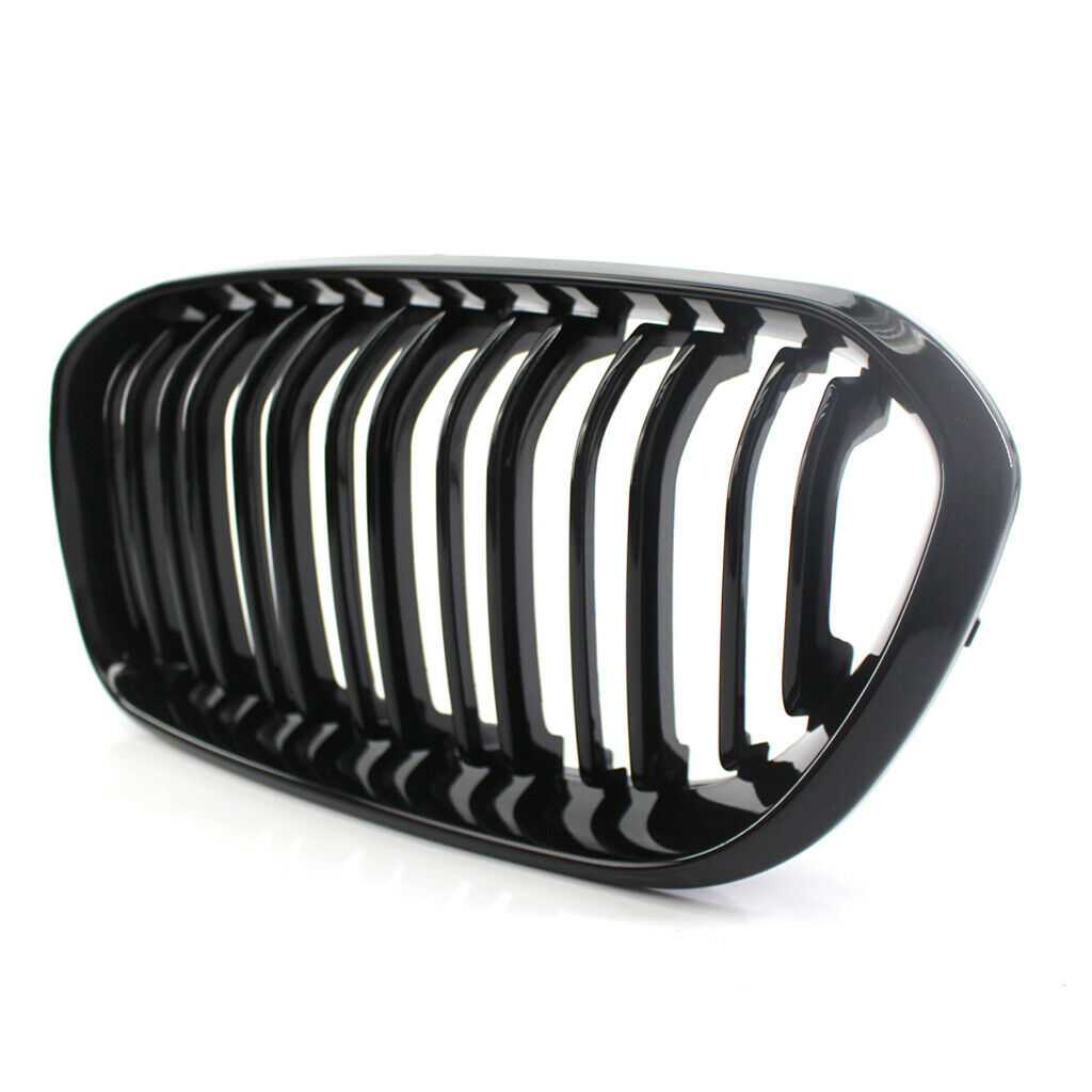 Front Bumper Intake Kidney Double Line Grill Grille Fit For BMW F20 15-2017