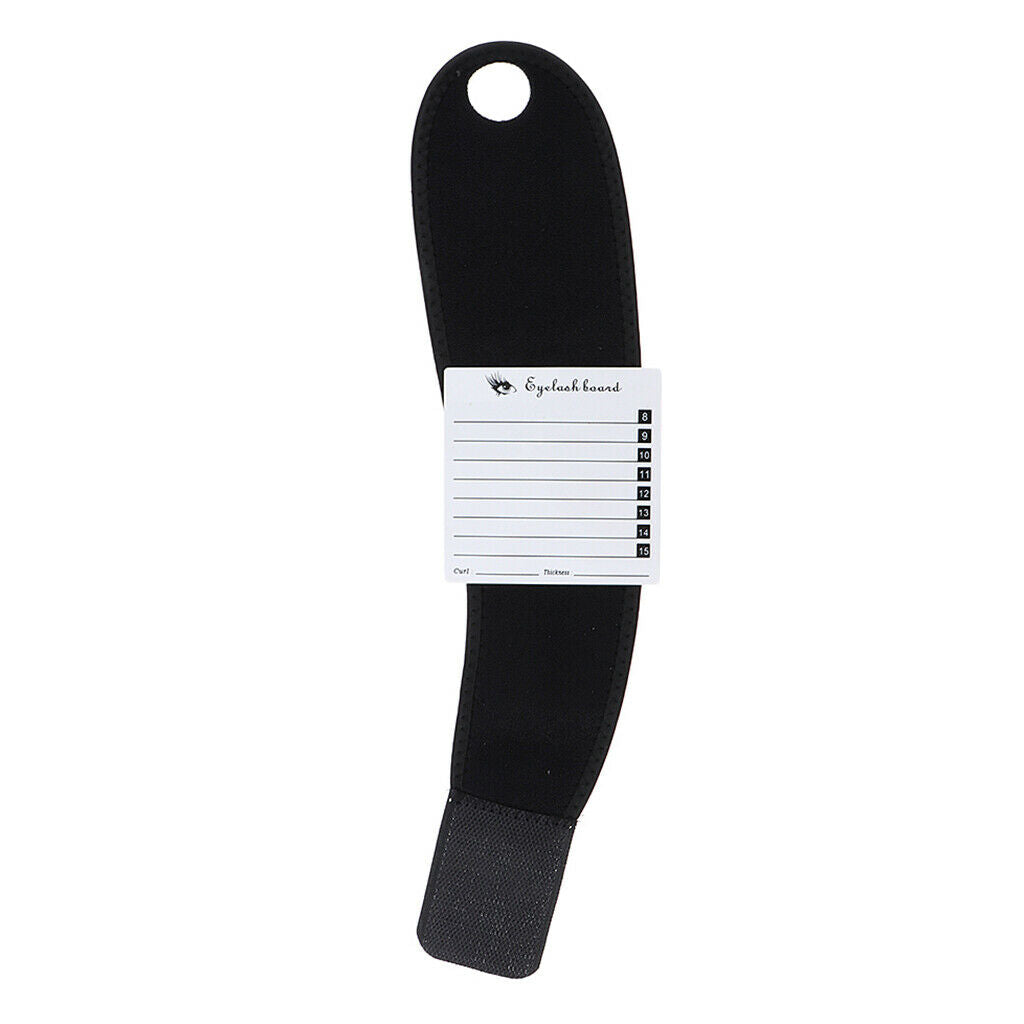 2x Eyelash Extension Stand Lash Holder Board False Lash Plate w/ Wrist Band