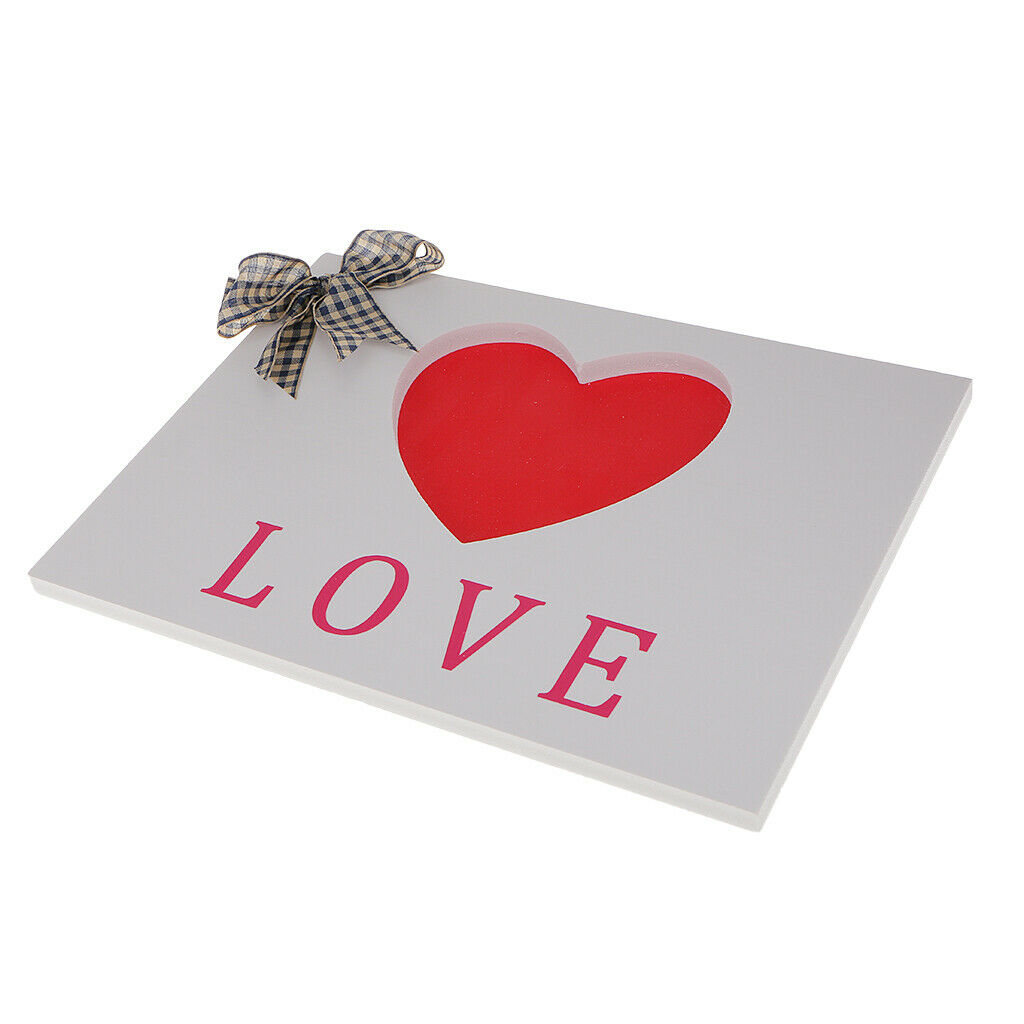 Wooden LOVE Plaques Wood Signs Wedding Party Decoration Photo Props