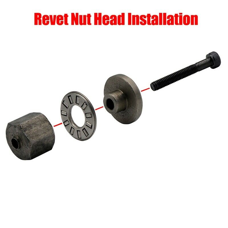 Hand Rivet Nut Tool Head Nuts Simple Installation Manual Riveter Rivnut Tool AW8