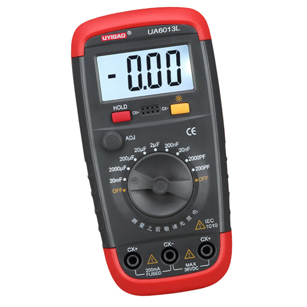 Mini Multimeter LCD Digital Capacitance Meter Capacitor Tester BackLight